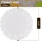 120PCS White Lace Paper Doilies, White Round Paper Placemats 11.5" Lace Food Doilies for Cake Fried Food Party Wedding Tableware Decoration